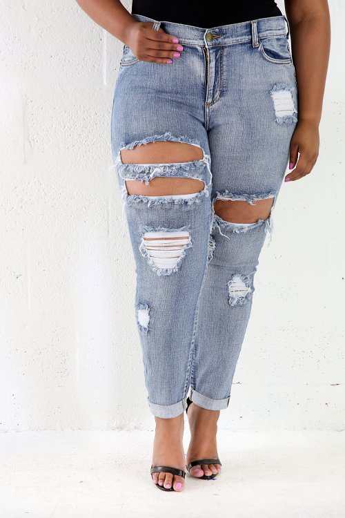Fitted Denim Stretchy Jeans