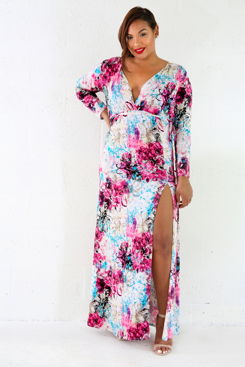Late Bloom Floral Maxi Dress