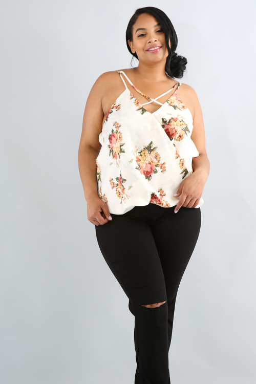 Silky Overly Floral Top