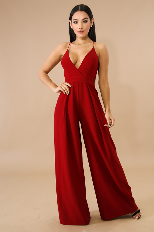 Palazzo Bow Back Jumpsuit