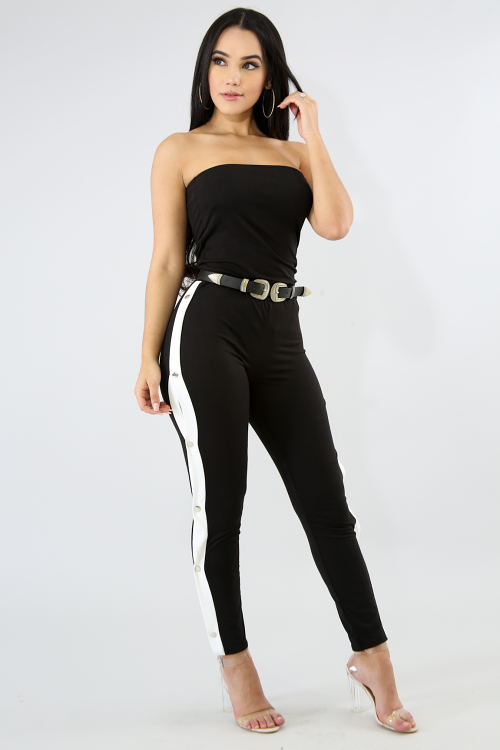 Fit to Body Suede Jumpsuit