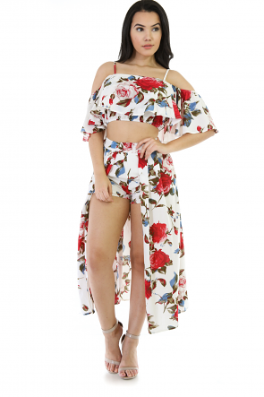 Rose Two-Piece Flare Set