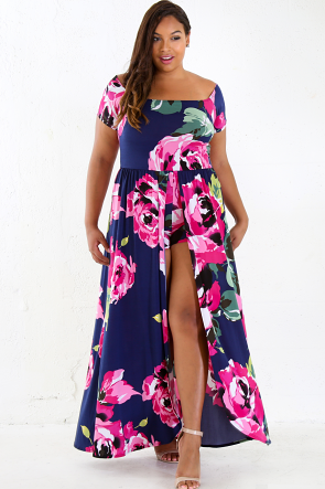 Fancy Floral Maxi Stretchy Romper