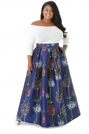 Poppy Floral Skirt