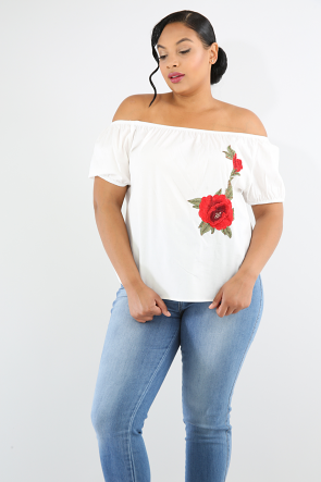 Embroidered Classic Top