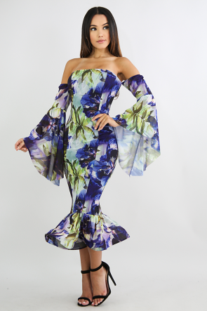 Iris Swirl Dress