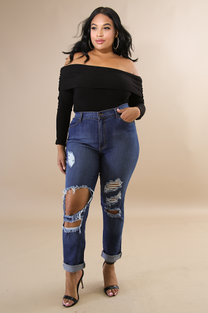 All Cut Out High Waisted Jeans