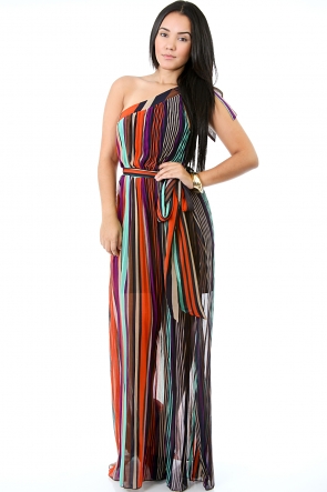 Multi-color Maxi Dress