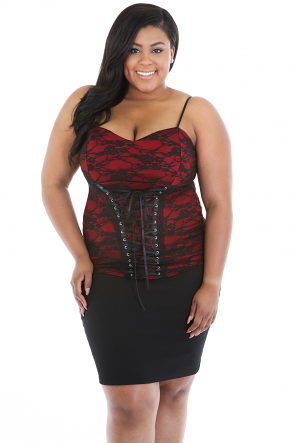 Self Lace Front Top